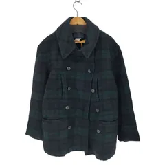 ウールリッチ WOOLRICH 00s ブラックウォッチ ウールピーコート レディース import：M のサムネイル