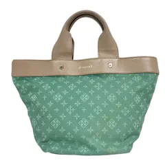 russet(ラシット) トートバッグ - ライトグリーン×ライトブラウン レザー