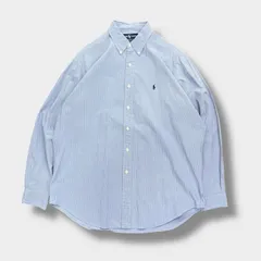 Ralph Lauren ボタンダウンシャツ BDシャツ Blaire Lサイズ コットン100% チェック ブルー ラルフローレン