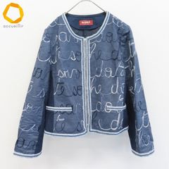 新品】ウィムガゼット GEMINI ジャガードコンパクトジャケット 刺繍 F