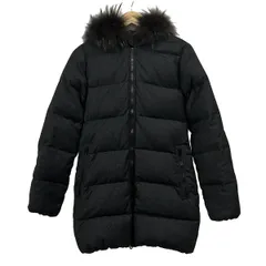 DUVETICA(デュベティカ) ダウンコート サイズ40 M レディース美品  Kappa(カッパ) ダークグレー 長袖/ラクーンファートリム着脱可/冬