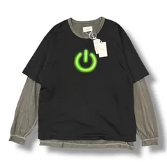 参考上代44000円 doublet 25AW Layered Reversible LongSleeve Tee レイヤードリバーシブルカットソー 長袖Tシャツ ロンT ダブレット 25AW55CS415 ブラックグレー M （10088M）のサムネイル