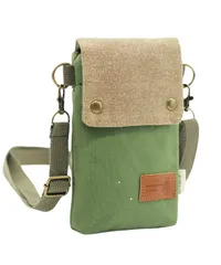 [Lunenon Soleil] [ルネノンソレイユ] スマホポシェット スマホバッグ かわいい 軽量 カジュアル 人気 スマホポーチ 斜め掛け 財布 男女兼用 通年 デニム素材 お洒落 (グリーン) [グリーン]