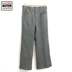 40s50s US製 リネン ギャバ スラックス ネップ ドレープ 襤褸 雰囲気