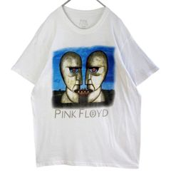 ピンクフロイドPINK FLOYD半袖TシャツロックバンドTシャツバンTアーティストTツアーT対The Division Bell白ホワイト黒ブラック青ブルー両面プリントゆるダボオーバーサイズグランパコアアメカジグランジvintageヴィンテージ60125