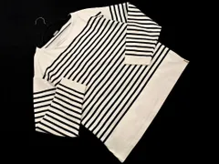 新品 JOURNAL STANDARD relume ジャーナルスタンダードレリューム ボーダー 長袖 ワイド幅 カットソー sizeM/白 ■◇ レディース