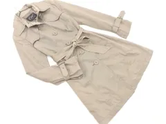 COUP DE CHANCE クードシャンス ウエストリボン トレンチ コート size38/モカ ■◇ レディースのサムネイル