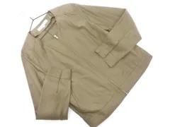 NATURAL BEAUTY BASIC ナチュラルビューティーベーシック ノーカラー ジャケット sizeM/カーキ ■◇ レディース