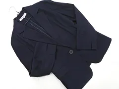 NATURAL BEAUTY BASIC ナチュラルビューティーベーシック テーラード ジャケット sizeM/紺 ■◇ レディース