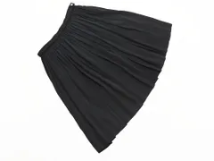 PAUL STUART ポールスチュアート プリーツ スカート size6/黒 ■■ レディース