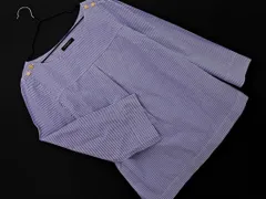 UNITED ARROWS ユナイテッドアローズ ストライプ ブラウス シャツ size38/青ｘ白 ■◇ レディース