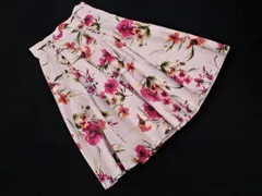 Apuweiser-riche アプワイザーリッシェ 花柄 フレア スカート size0/ピンク ■◇ レディース