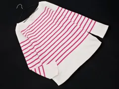 MACPHEE マカフィー トゥモローランド ボーダー カットソー size1/白ｘピンク ■◇ レディース