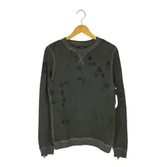 ディーゼル DIESEL フラワープリント オーバーダイ クルーネックスウェット レディース import：XS 
