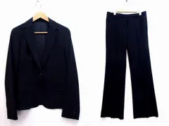 【230665】theory luxe セオリーリュクス  セットアップ パンツスーツ テーラードジャケット フレアパンツ  ・42