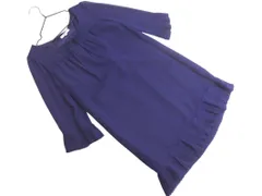 NATURAL BEAUTY BASIC ナチュラルビューティーベーシック ワンピース sizeS/ネイビー ■◇ レディース