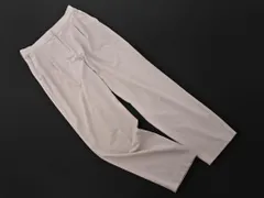 NATURAL BEAUTY BASIC ナチュラルビューティーベーシック タック パンツ sizeL/ライトグレー ■◇ レディース