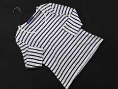SAINT JAMES セントジェームス ボーダー カットソー size36/白ｘ紺 ■◇ レディース