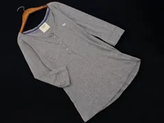 Abercrombie & Fitch アバクロンビー＆フィッチ ヘンリーネック カットソー sizeS/グレー ■◇ レディース