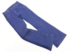 COMPTOIR DES COTONNIERS コントワーデコトニエ フレア デニムパンツ size34/紺 ■■ レディースのサムネイル