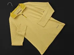 mont-bell モンベル ボーダー ハーフジップ カットソー sizeM/マスタード ■◇ レディース