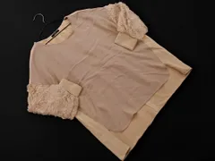 URBAN RESEARCH ROSSO アーバンリサーチロッソ スリーブ 切替 異素材 プルオーバー カットソー sizeF/ピンクベージュ ■◇ レディース