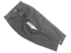 ZARA ザラ カットオフ テーパード デニムパンツ size38/黒 ■■ レディース