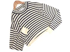 ZARA ザラ ボーダー ショート丈 ニット セーター sizeS/アイボリーｘ紺 ■◇ レディース