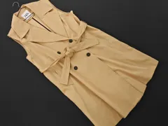 ZARA ザラ ダブルボタン ロング ベスト sizeXL/ベージュ ■◇ レディース