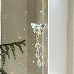 希少】50㎜ペアシェイプ☆ヒーリングサンキャッチャー☆スワロフスキー 