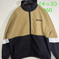 OUTDOOR PRODUCTS ナイロンジャケット 150 ジップアップ ブルゾン 切替 アウトドア