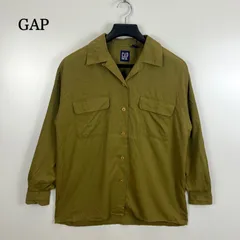 GAP 00s old OC rayon shirts S オールドギャップ 開襟 オープンカラー レーヨンシャツ 希少レディース ボックスシルエット ※脇ほつれ