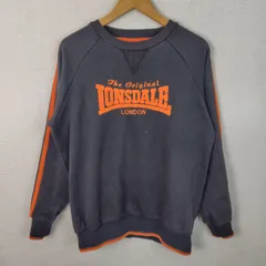 LONSDALE ロンズデール スウェット ロゴプリント チャコール メンズ 古着 ストリート スポーツMIX　Y2Kのサムネイル