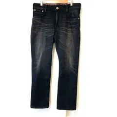 日本製◎ (^w^)b EDWIN JERSEYS エドウィン ER32 コットン ストレッチ デニム パンツ ジーンズ ジーパン シンプル ヒゲ加工 アメカジ カジュアル ブラック メンズ サイズ M