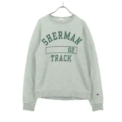 Champion チャンピオン ロゴ 長袖 スウェット トレーナー M グレー レディース 古着