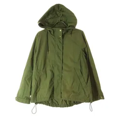 FREAK'S STORE フリークスストア コットン 長袖 ジップパーカー M カーキグリーン レディース 古着のサムネイル