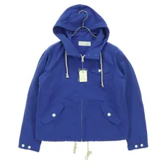 未使用 chocol raffine robe ショコラフィネローブ 長袖 ジップパーカー F ブルー レディース 古着