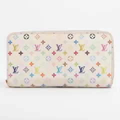 LOUIS VUITTON ルイ・ヴィトン モノグラム・マルチカラー ジッピーウォレット ラウンドジップウォレット 長財布 M60242 ブロン × フィグ スペイン製