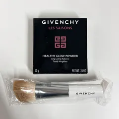 【160-a】GIVENCHY　ジバンシイ　フェイスパウダー＆ブラシ　セット　プードルグロウ　02のサムネイル