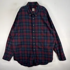 古着 80's/80年代 ヴィンテージ ブルックスブラザーズ Brooks Brothers 長袖シャツ チェック ボタンダウン XL  ネイビー系 マルチカラー メンズ