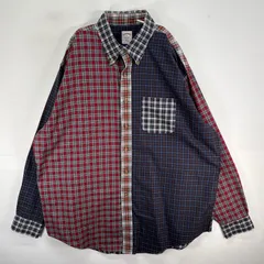 古着 ブルックスブラザーズ Brooks Brothers 長袖シャツ パターンカラー ボタンダウン XL マルチカラー チェック メンズ