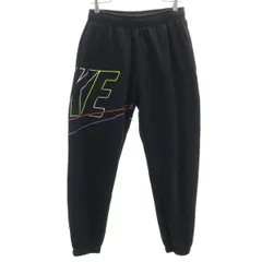 NIKE ナイキ スウェットパンツ M ブラック 裏起毛 メンズ 古着
