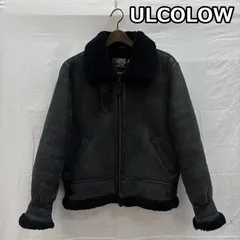 古着 ULCOLOW B-3 羊革 ムートンレザー B-3 フライト ボンバー ジャケット ビッグサイズ メンズ XL ISItems【USED】【古着】【中古】50154745