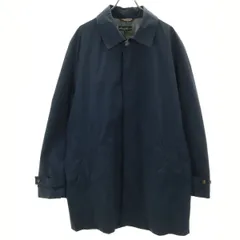 Eddie Bauer エディーバウアー ステンカラーコート XL ネイビー メンズ 古着のサムネイル