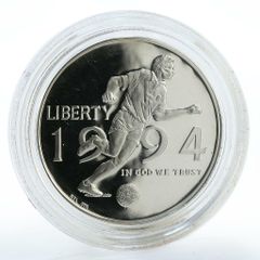 1998フランスワールドカップ公式記念コイン銀貨4種セット - メルカリ