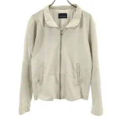 DIESEL BLACK GOLD ディーゼルブラックゴールド 牛革 レザージャケット 46 グレージュ メンズ 古着