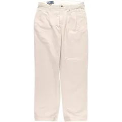 古着 ラルフローレン Ralph Lauren POLO by Ralph Lauren REVERSE PLEATED PROSPECT PANT ツータック チノパンツ メンズw34相当/eaa477304