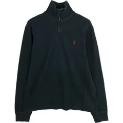 古着 ラルフローレン Ralph Lauren POLO by Ralph Lauren ハーフジップスウェットシャツ トレーナー メンズM相当/eaa624373
