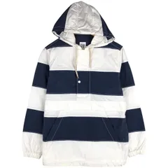 古着 ギャップ GAP ボーダー柄 アノラックパーカー メンズXS相当/eaa615969