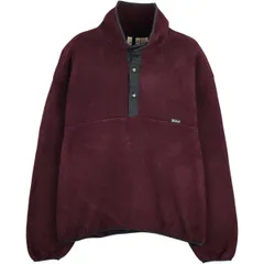 古着 90~00年代 ウールリッチ WOOLRICH ハーフスナップ フリースプルオーバー USA製 メンズL相当/eaa617666